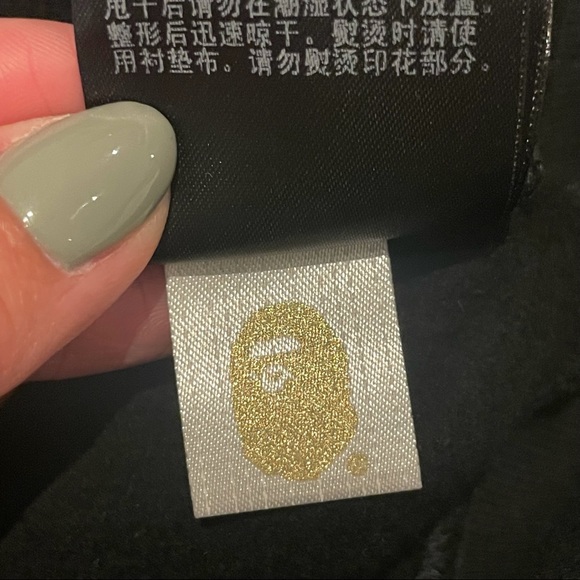 BAPE x Mastermind Half Skull Half Shark Pullover Size Small Black - Picture 11 of 13